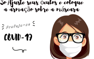 Saiba como usar uma máscara facial e evitar que seus óculos embacem